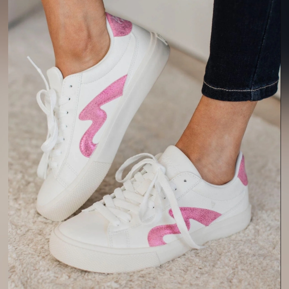 Blowfish Vice Sneakers - White Ella/Pink Voyager